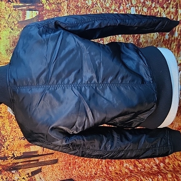 Intro Black Bomber Jackets From Dillard's, Quilted Lining - Picture 6 of 13